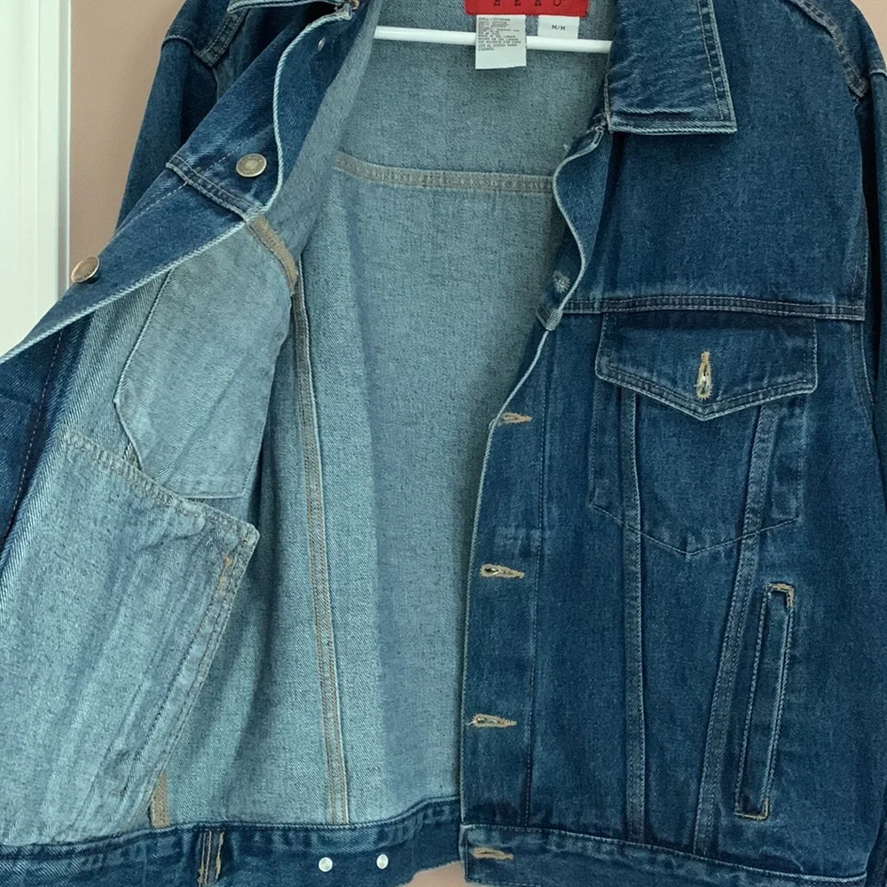 Wrangler Jean Jacket Medium Wash Trucker Style Size Medium